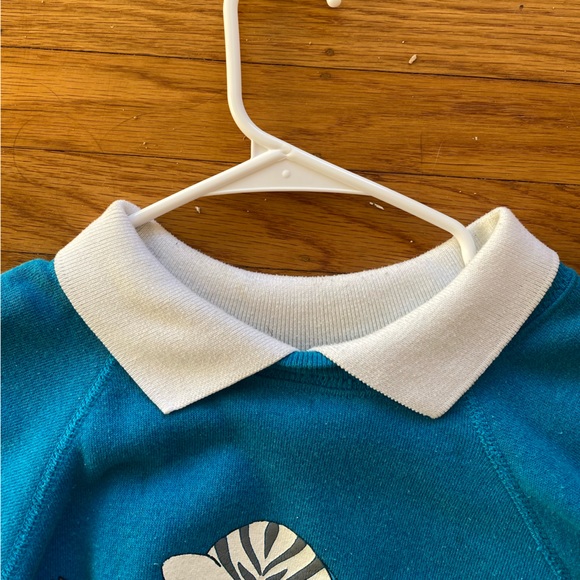 Picket and Post Vintage Unisex Blue Sweater XL - Picture 4 of 5